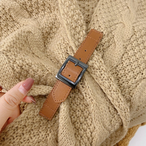 ¡Chal elegante que combina calidez y estilo!