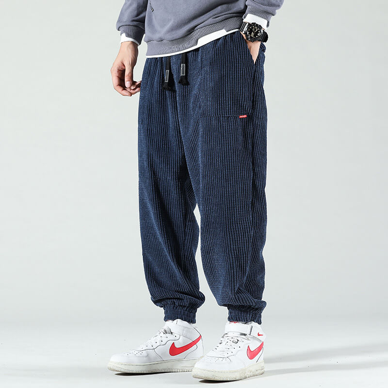 wren |リブ付きベルベットパンツ