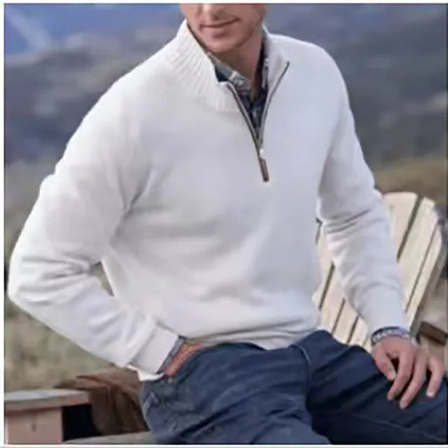 Katimy ™ Wool Elegance: The Knitted Man for Men